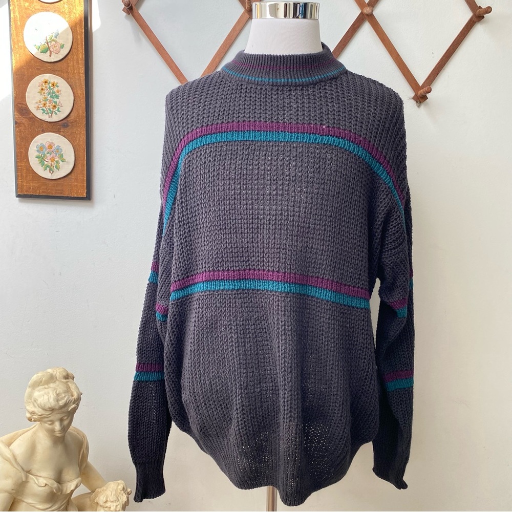 Vintage Heavyweight Woven Knit Sweater